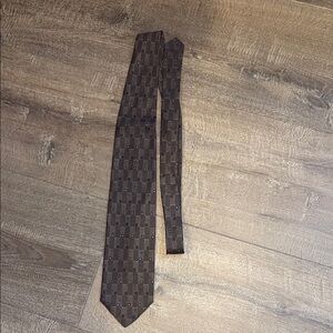 Men's Dark Green Patterned Tie